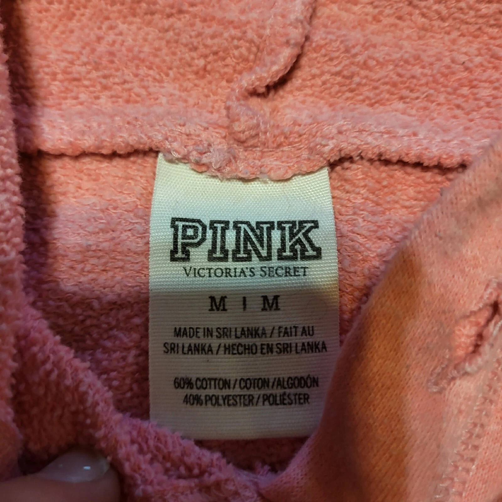 UNDERCOVER Giacca pullover leggera ROSA Victoria Secret donna taglia media