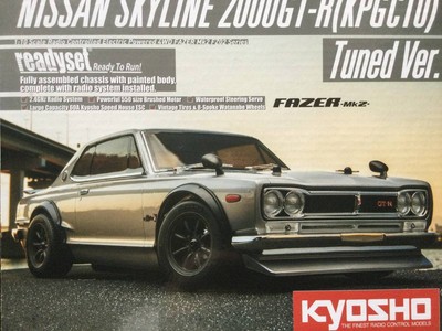 KYOSHO SKYLINE 2000GT-R Tuned Verラジコン Kyosho 1/10 Ep 4Wd