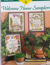 Cross stitch "Welcome Home Samplers" by Just CrossStitch; 3 designs