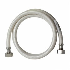 4400446 3/8" Comp x 1/2" FIP Flexible Braided PVC 48" Extended Faucet Riser