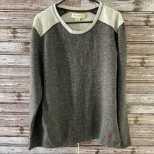 Tommy Bahama Men's Long-Sleeved Pullover Size L Gray Embroidered Logo