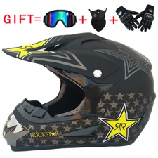 Motocross Motorcycle Helmet Kids Youth Adults Off road Dirt Bike ATV MX DH Star