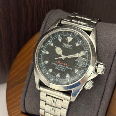 Seiko Alpinist 4S15-6000 Automatic Date Watch 39mm Japan Made Cal
