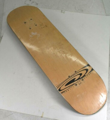 Powell Skateboard Deck Matt Hensley & Pat Channita Signed 32'' x 8.5'' Deck
