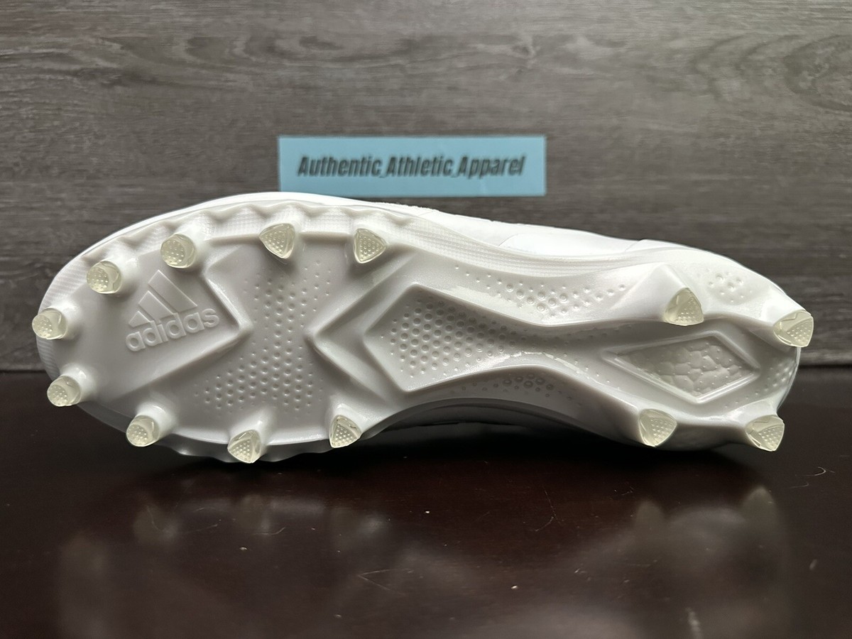 Adidas Ultraboost PE White Gray Chrome Football Cleats Mens 