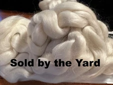 MOHAIR in Natural/Cream/Off-White (for Hairing Model Horses/Dolls) SOLD BY YARD