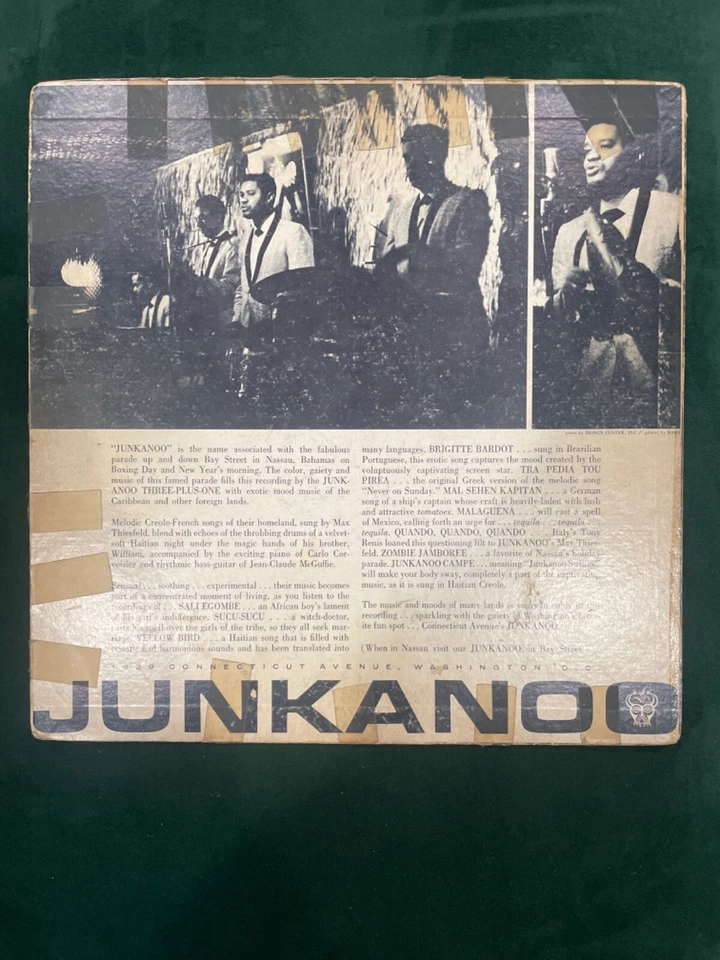 The Junkanoo Three Plus One - Sounds of the Junkanoo Rare Private LP Foto 2 de 2