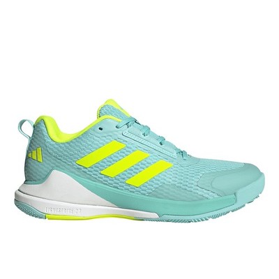 adidas Novaflight 2 Indoor Volleyball  Womens Blue Sneakers Athletic Shoes JR956