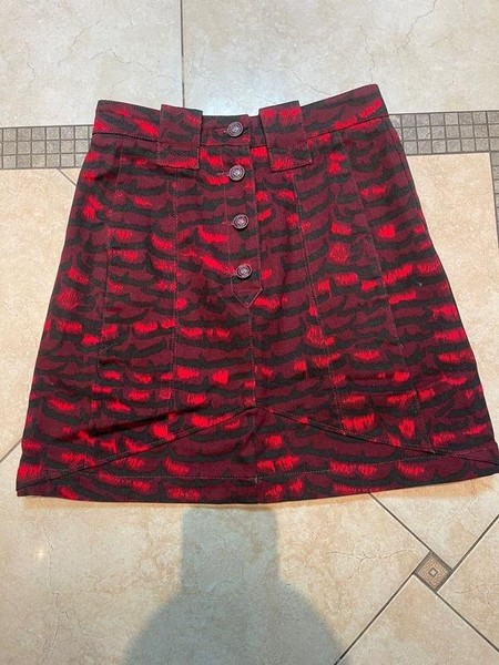 Women Kenzo Skirt Red 36