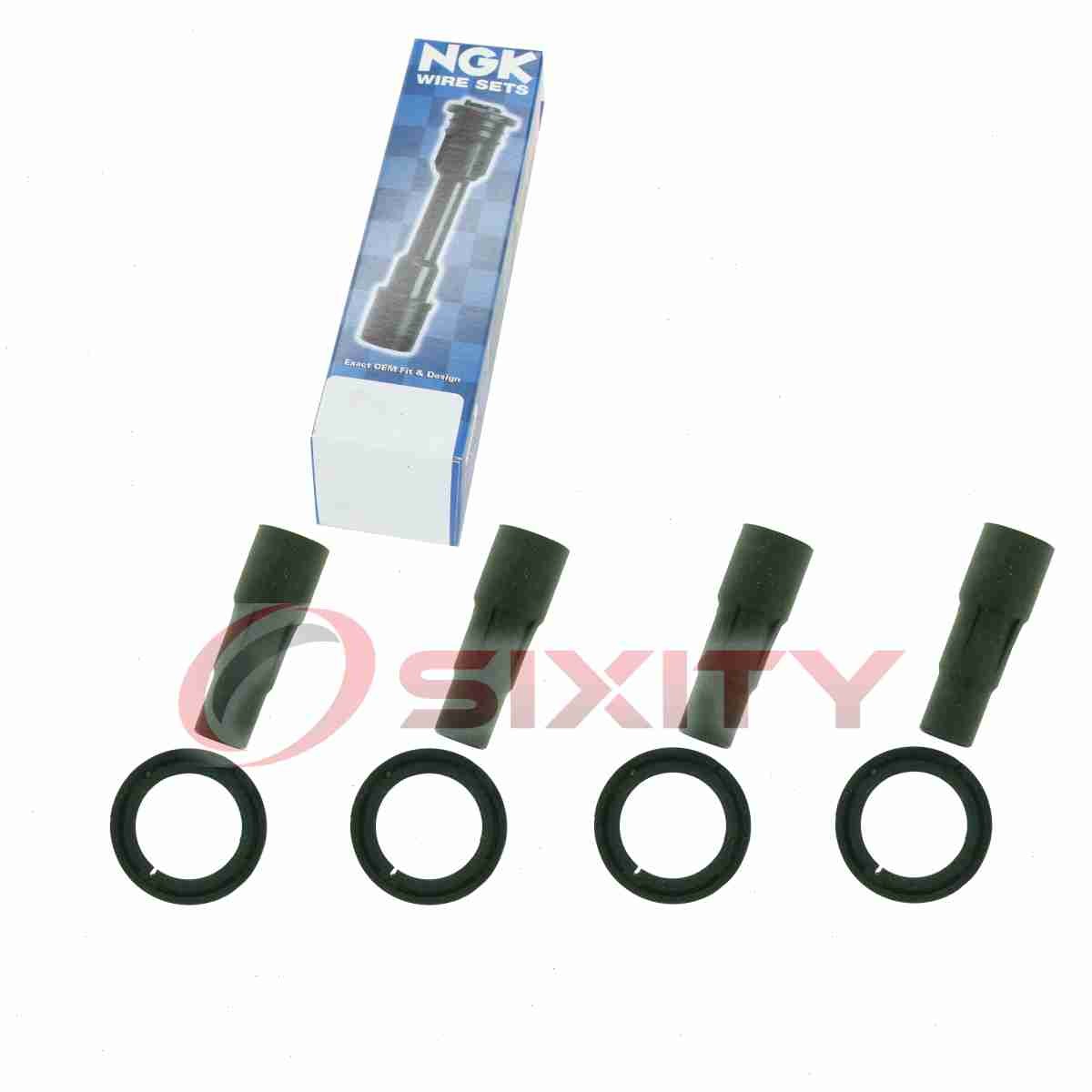 4 pc NGK Ignition Coil Boots for 2017-2018 Toyota Corolla iM 1.8L L4 Direct ys