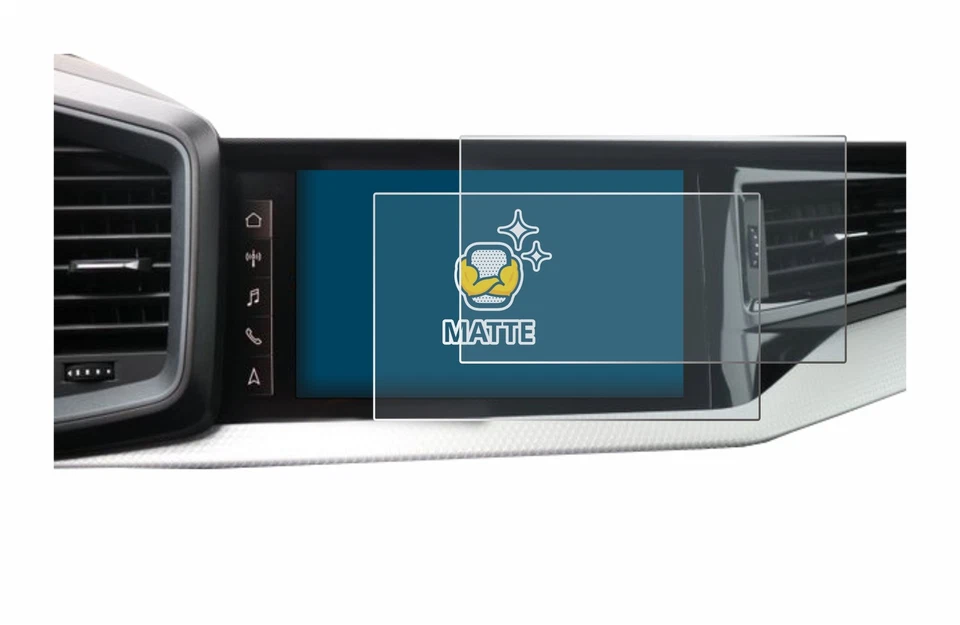 2 Pezzi Antiriflesso Pellicola Protettiva Opaca per Audi A1 Sportback 2019 MMI - Immagine 2 di 4