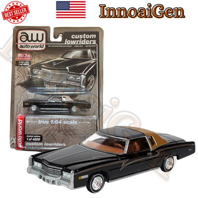 Auto World Custom Lowrider 1975 Cadillac Eldorado 1:64 Diecast Exclusive New Car