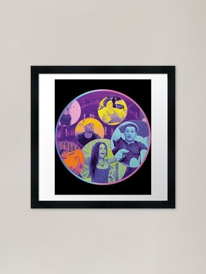 Der Kreis Netlfix gerahmter Kunstdruck gerahmt Wandbild Poster Leinwanddruck Bild