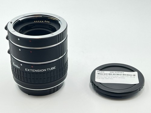 Used Kenko Extension Tube (12, 20, & 36mm) set for C-EFs Lenses - Picture 1 of 2