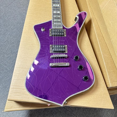 #ad US Warehouse Purple Paul Stanley Electric Guitar Fixed Bridge 2H Pickups $341.10