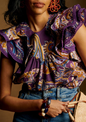 Sézane FLORENCINA BLOUSE_Size 6 NWT