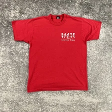 Vintage Agape Shirt Mens XL Red Houston Texas Screen Stars Best Christian 90s