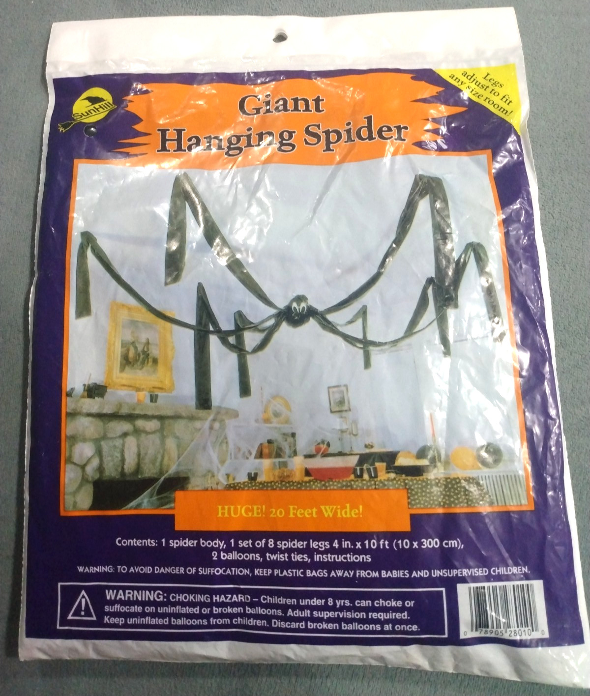 Huge 20 feet Wide! Giant Hanging Spider by SunHill