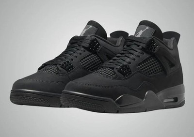 Size 7-14 Air Jordan 4 Retro Black Cat (2025) FV5029-010 - Brand new