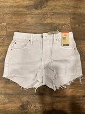 Levi's Women's 501 High Rise Original Denim Jean Shorts Size 28