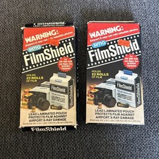 2 1984 SIMA Film Shield Lead Laminated Pouch/Bag Airport X-Ray Protection B1 