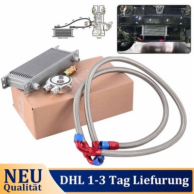 Universal Ölkühler Set 13 Reihen inkl. Anschluss-Set Für AUDI VW