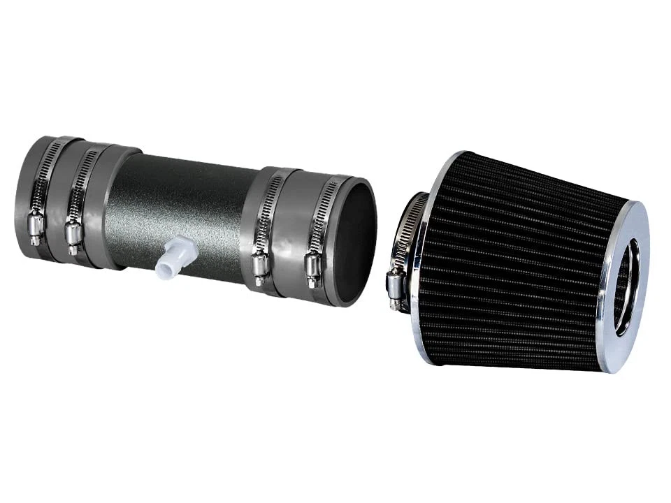 Kit de admisión de aire BCP RW GRIS para 07-11 Acadia/Enclave/Traverse/Outlook 3,6 L + Filtro Foto 2 de 3