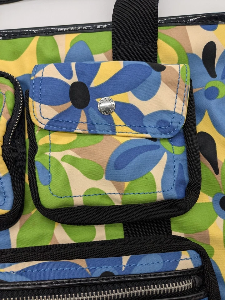 Franco Sarto Cartera Bolso de Mano con Bolsa Llavero y Paraguas Organizador Bolsillos Foto 3 de 4