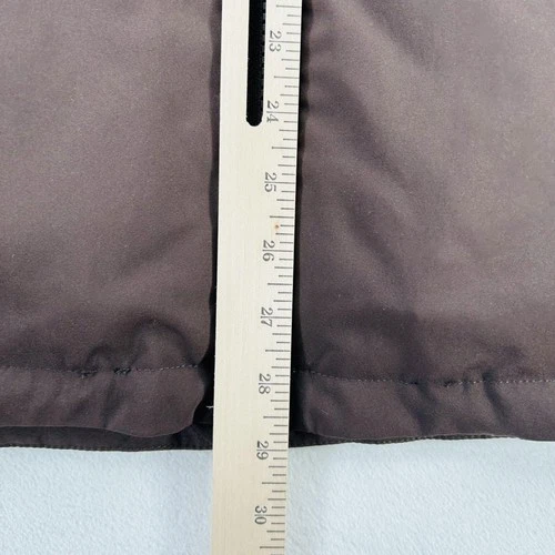 B. Draddy Vest Mens Large Brown Lawrence Goose Down Puffer Golf Full Zip NEW! image 5