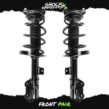 Front Pair Suspension Strut Coil Spring Kit For 2014-2019 Kia Soul Fwd