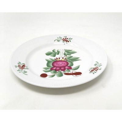 Frühstücksteller OSTFRIESLAND D. 19cm weiß rot grün Formano WA