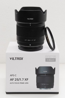 VILTROX AF 25mm F/1.7 XF APS-C Fuji X-Mount Zubehörpaket inkl. B&W UV Filter