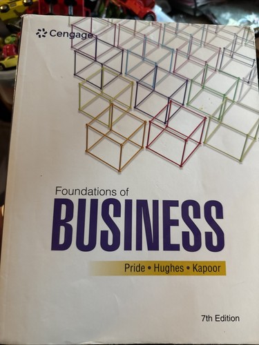 Foundations of Business - Paperback By Pride, William M - VERY GOOD