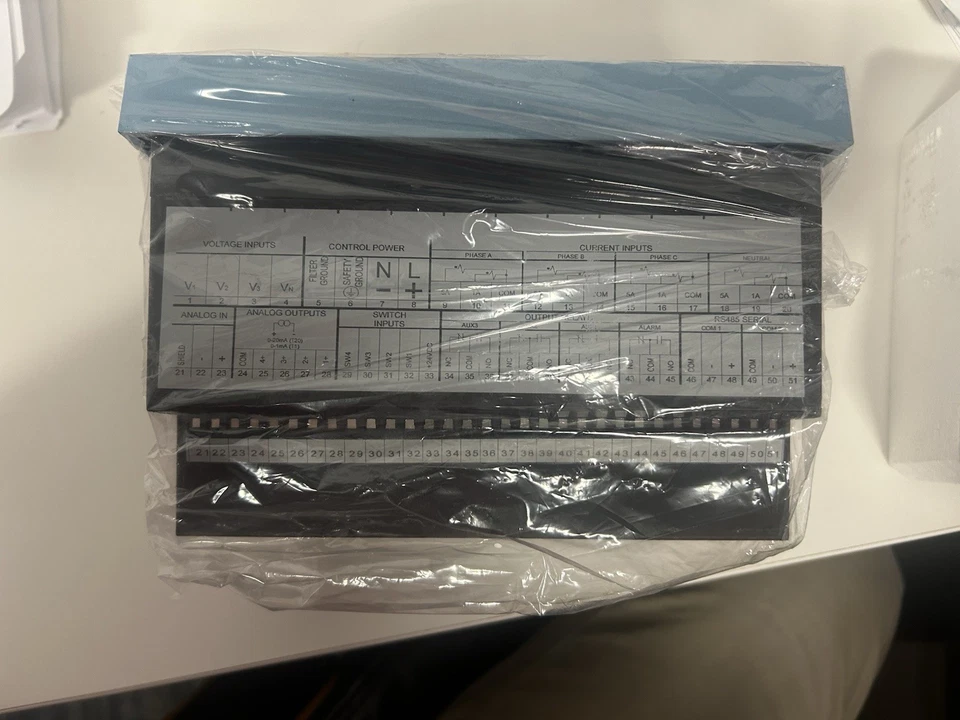 Medidor de calidad de energía GE Multilin PQM II PQMII-T20-C - Nuevo con terminales Foto 3 de 4