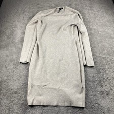 Express Long Sleeve Sweater Dress Womens Size Medium Ivory Cream
