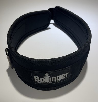 Bollinger Nylon 4-3/4'' Adjustable Black Weight Lifting Power Belt