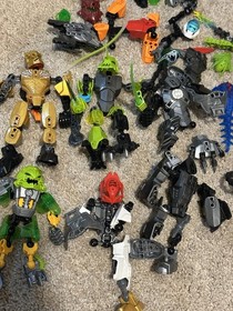 LEGO Hero Factory Bionicle Figures & Parts Lot Mixed & Manuals 7156, 2232, 6217