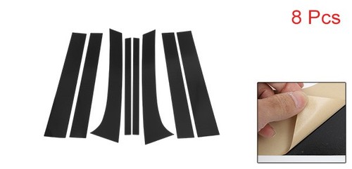 8 Pcs Pillar Window Trim for Chevy Trailblazer 2002-2009 Black - Bild 2 von 10