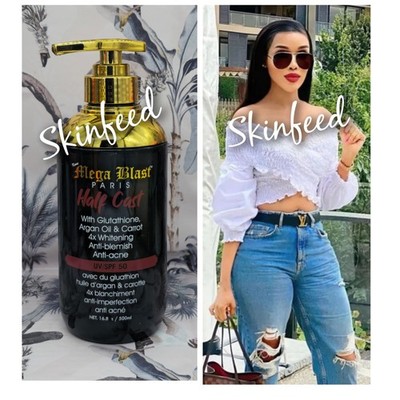 Mega Blast Paris Half C  Whitening Face & Body Lotion