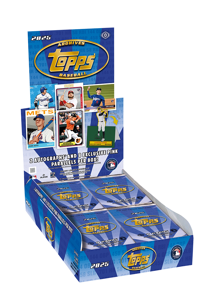 2025 TOPPS ARCHIVES HOBBY BOX (2 AUTOS) MLB Baseball Brand New