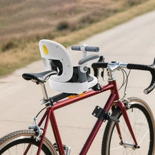 Child Bike Seat for Front Mounting, Adjustable 360° View, 30×29 cm