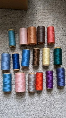 SEWING THREAD LOT--17 SPOOLS--DIFFERENT COLORS---LOT #2