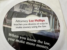 1031 AND OUT!  1031 EXCHANGE SECRETS! BY ATTORNEY LEE PHILLIPS -ONE COMPUTER CD!