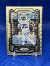 DeMarvion Overshown 2023 Panini Prizm #323 Gold Vinyl Prizm /5 RC Rookie Card. rookie card picture