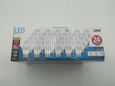 Feit Electric LED A19 Bulbs Daylight 5000K 60 Watt Non-Dimmable 24 pk New