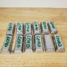 Lead Ingots 10 Pounds For Casting Reloading Fishing Sinkers