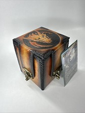 Handmade Leather Deck Box For Magic The Gathering - Fits 100 Sleeved Cards