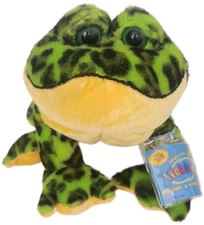 Ganz Webkinz Bullfrog Plush Stuffed Animal Toy with Sealed Code HM114