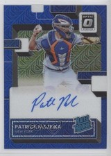 2022 Panini Donruss Optic Blue Mojo Prizm 61/99 Patrick Mazeika Auto 10k8
