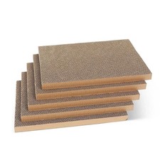 5PC Cat Scratching Board Box Cardboard Kitten Pad Claw Scratcher Scratch Bed
